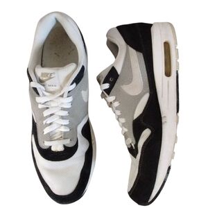 Nike Air Max 1 Gray and Black Sneakers Men's Size 12